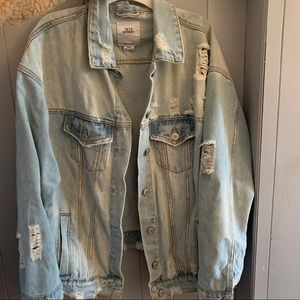 Ripped Jean Jacket